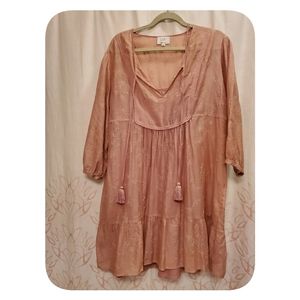 Boho Chic Jade by Johnny Was Dress Rose Gold